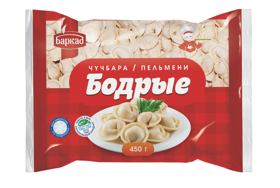 Пельмени «Бодрые» (говядина, 450 г)
