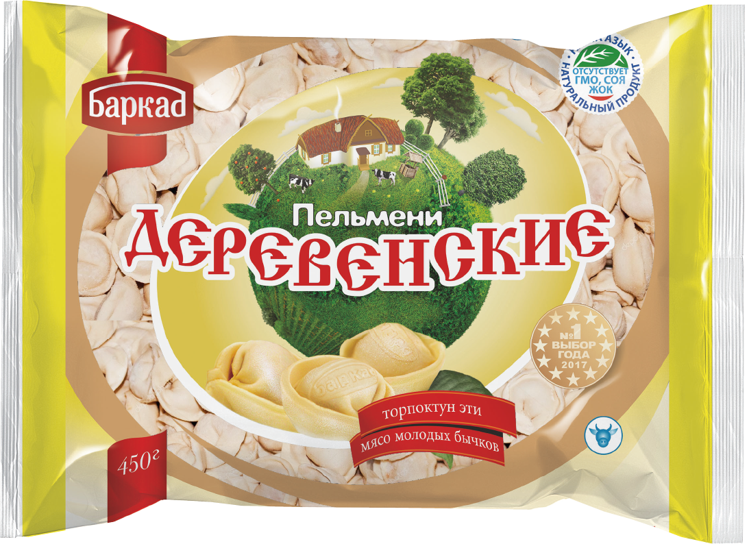 Пельмени «Деревенские» (говядина, 450 г)